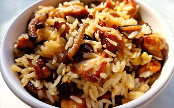 Riz aux Poulet et Shiitakai